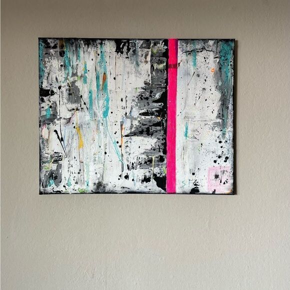 Modern Acrylic Painting on Canvas 16*20 inches Wall Art - Picture 2 of 6